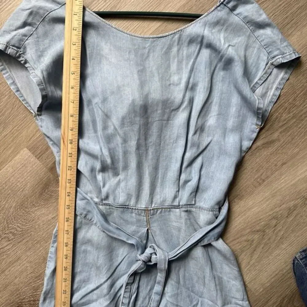 Zara Dress Size Small Poplin jean style‎ lightweight dress summer dress